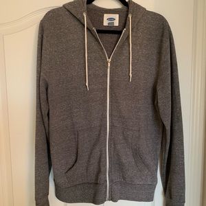 Old Navy Grey Zip Up Hoodie